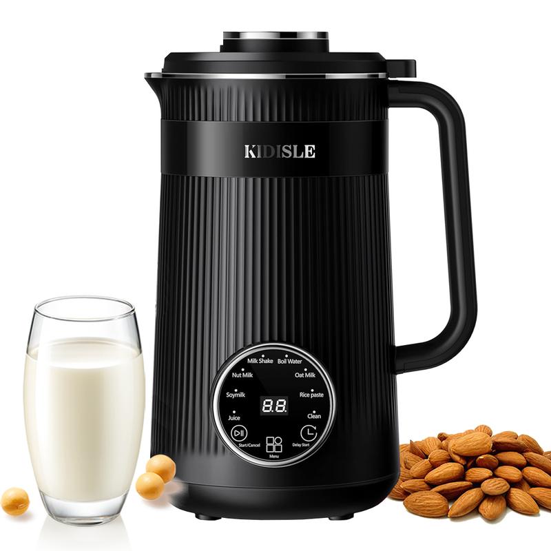 8-in-1 Multifunctional Automatic Nut Milk Machine&Coffee Maker, 32oz Auto Self-Cleaning, Delay Start, Keep Warm, Boil Water