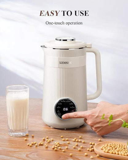 8-in-1 Multifunctional Automatic Nut Milk Machine&Coffee Maker, 32oz Auto Self-Cleaning, Delay Start, Keep Warm, Boil Water