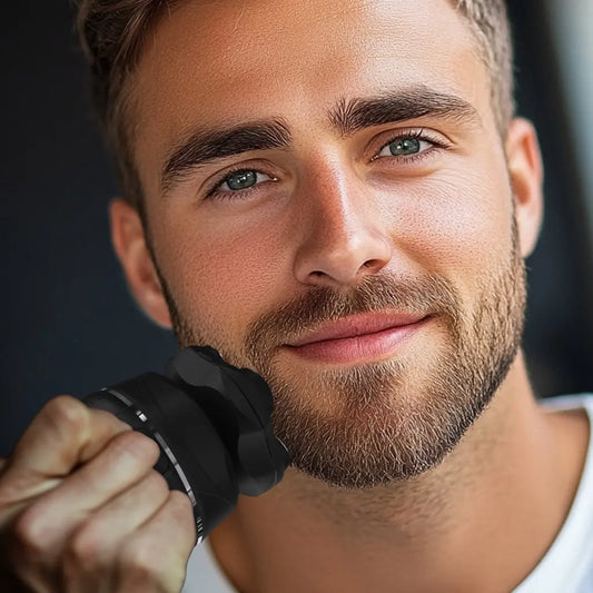 5D Rotary Electric Razor for Men Wet Dry Shaving Body Trimmer IPX7 Waterproof Type C Charging Comfort Grooming Kit