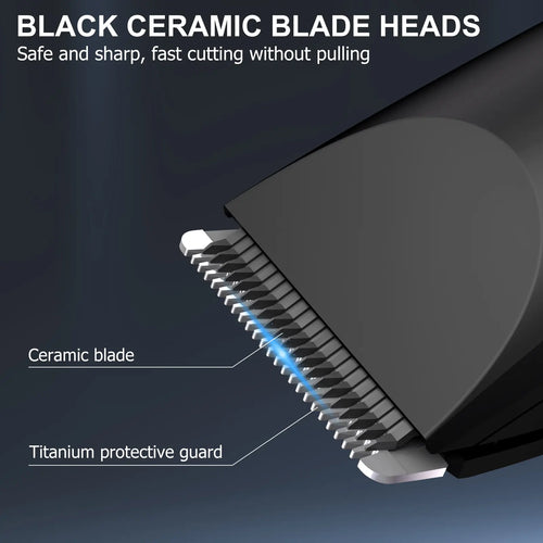 Anti Nick Body Trimmer for Men Safe Ceramic Blade Groomer for Sensitive Areas Cordless Rechargeable Grooming Tool