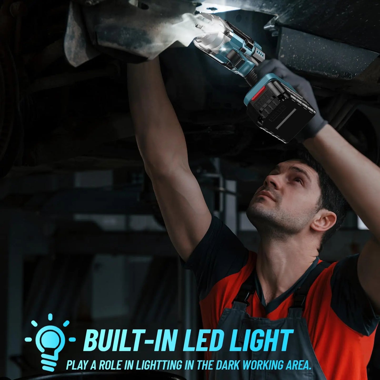 3 in 1 Cordless Impact Wrench Set | Brushless Motor, 2 Batteries, Sockets, Drill and Screwdriver Kit